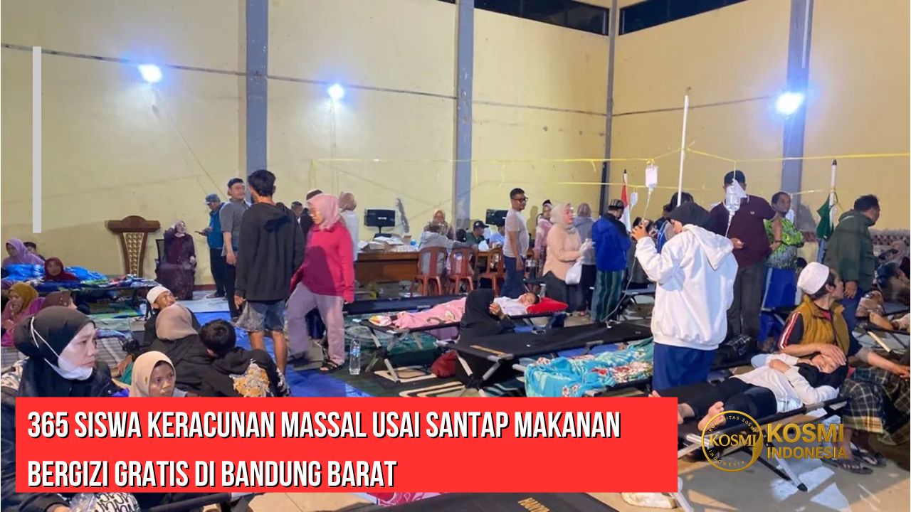 365 Siswa Keracunan Massal Usai Santap Makanan Bergizi Gratis di Bandung Barat