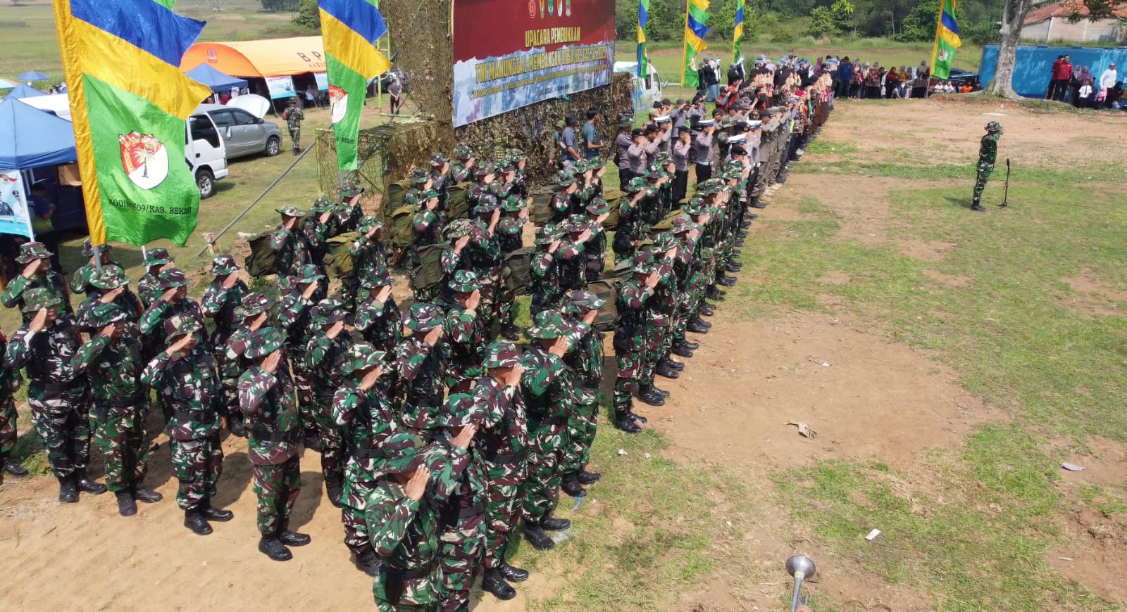 TMMD ke-126 Kodim 0509/Bekasi Resmi Dibuka, Wujud Gotong Royong Bangun Nagacipta