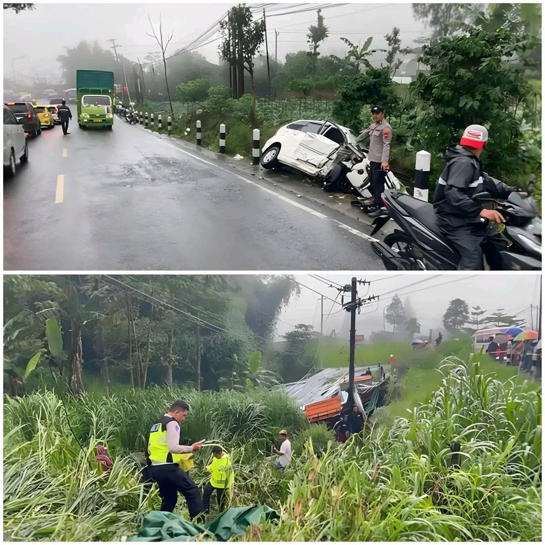 Kecelakaan Maut di Jalan Wonosobo Parakan: Truk Rem Blong Menabrak Mobil dan Motor, 2 Orang Tewas