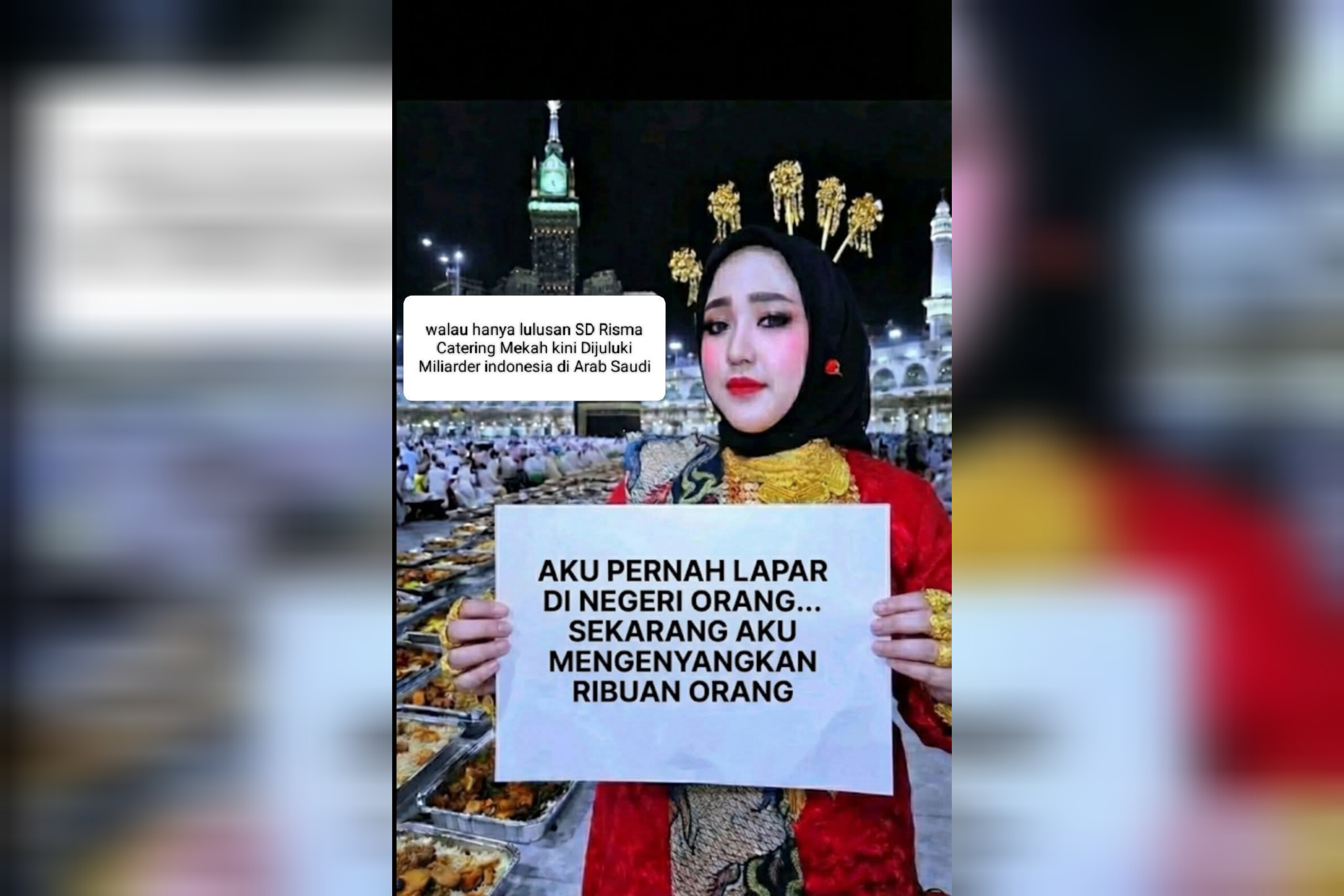 Aku Pernah Lapar di Negeri Orang Sekarang Aku Mengenyangkan Ribuan Orang