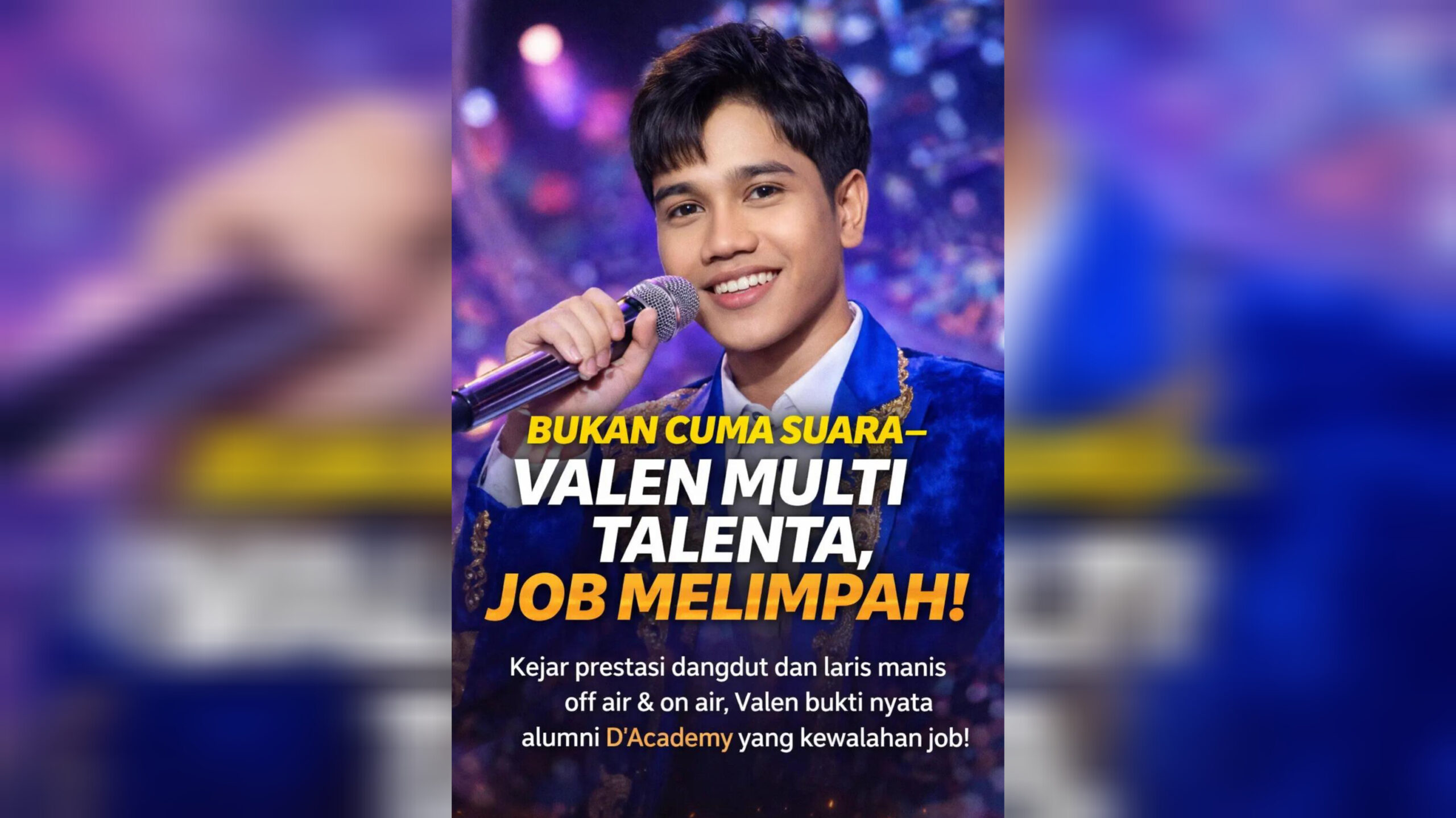 VALEN: BUKAN HANYA JUARA RUNER-UP, TETAPI PEKERJA SENI YANG DIBUTUHKAN INDUSTRI