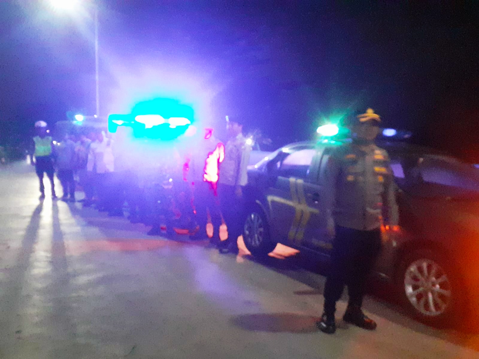 SIAP AMANKAN MALAM! Polsek Cikarang Pusat Gelar Apel Gabungan 65 Personel, Gelar Operasi OKJ & KRYD