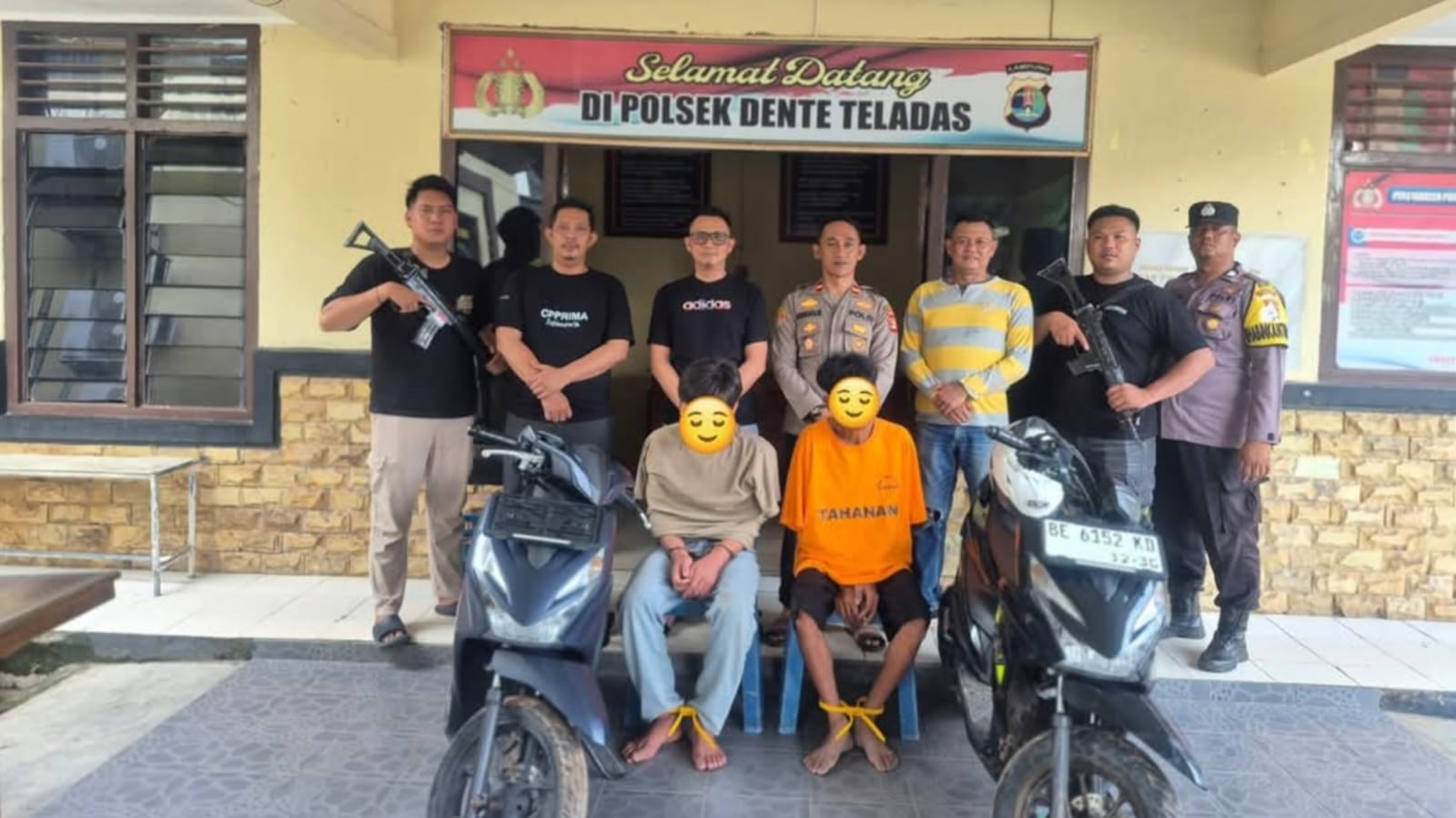 SUKSES BESAR! Tim Tekab 308 & Reskrim Polsek Dente Teladas Bekuk Residivis Spesialis Curanmor di PT CPB, Motor Raib Rp 15 Juta Berhasil Ditemukan
