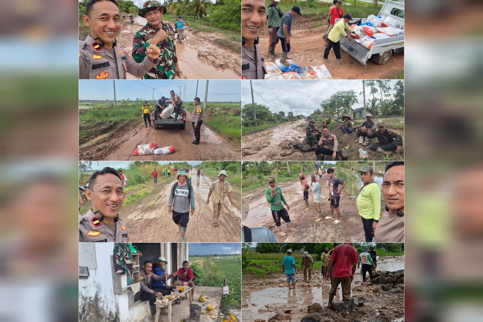 KOKOHNYA PERSATUAN: TNI, POLRI, DAN MASYARAKAT DESA PASIRANJAYA SELALU KOMPAK DALAM SETIAP LANGKAH