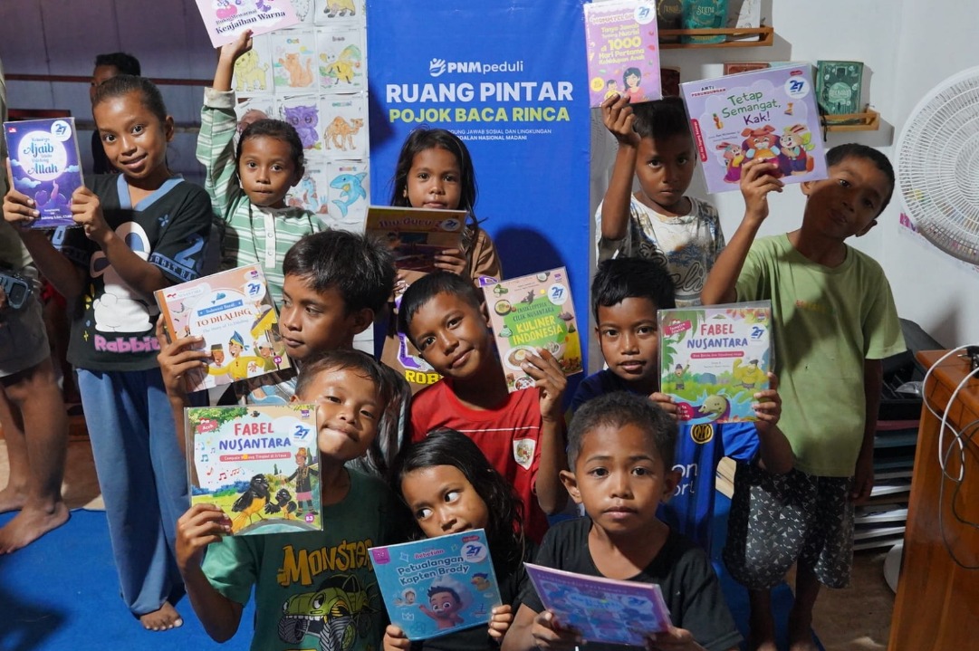 PNM Nyalakan Mimpi Anak-Anak Rinca Melalui Inklusi dan Literasi