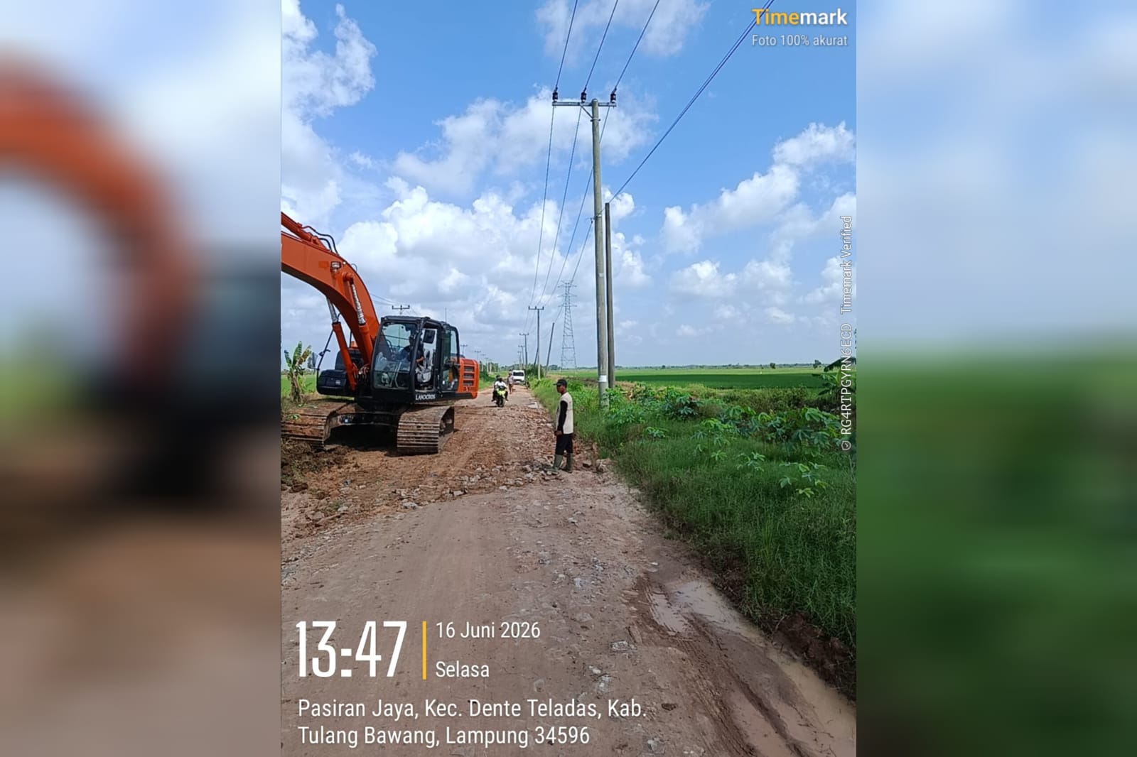 JALAN HASAN BULAN DESA PASIRANJAYA DIWACANA DIPERBAIKI DANA DONASI, RESPON PEMERINTAH KABUPATEN MULAI POSITIF