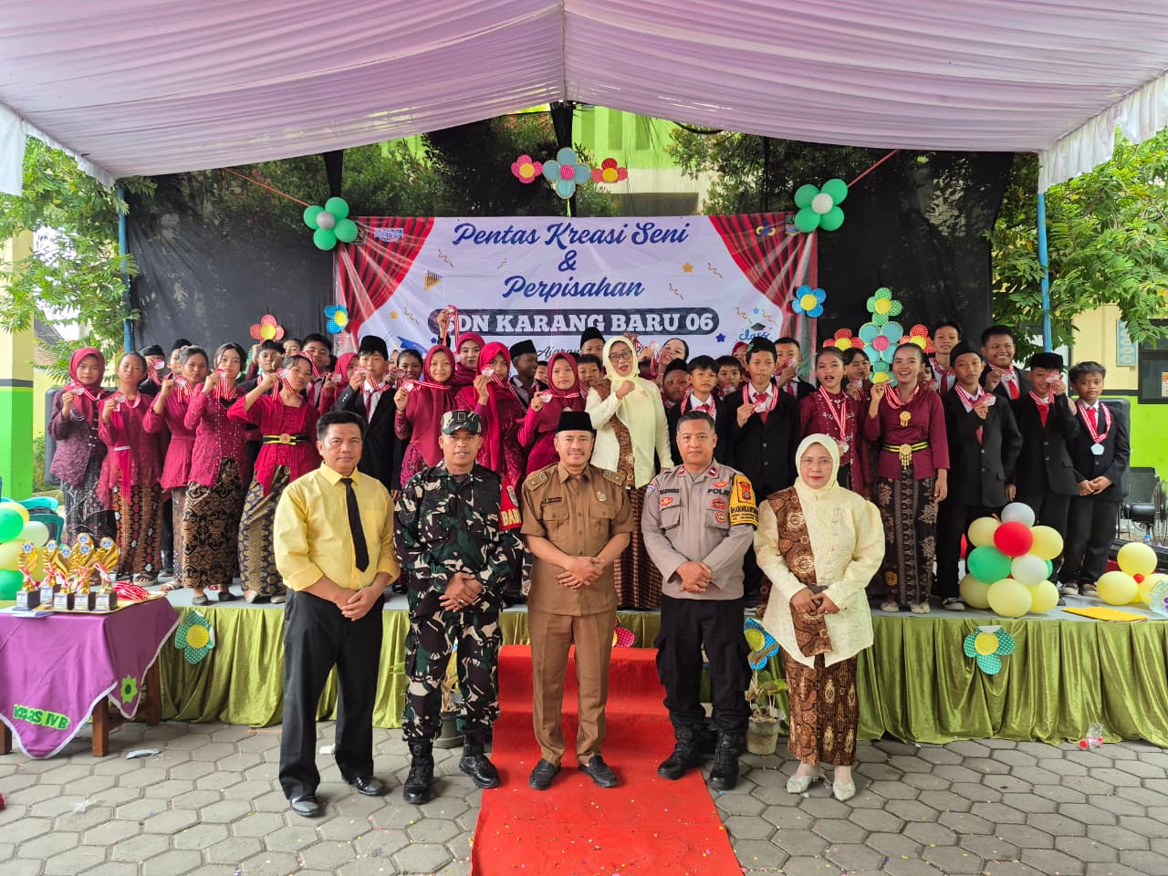 Melangkah Bersama Impian, SDN Karangbaru 06 Lepas Siswa Kelas 6 Menuju Masa Depan