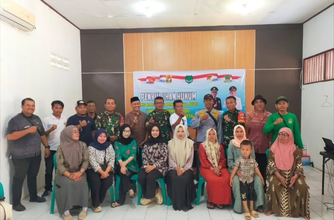 Hari Pertama TMMD Ke-129, Kodim 0509/Kabupaten Bekasi Bangun Kesadaran Hukum Warga Desa