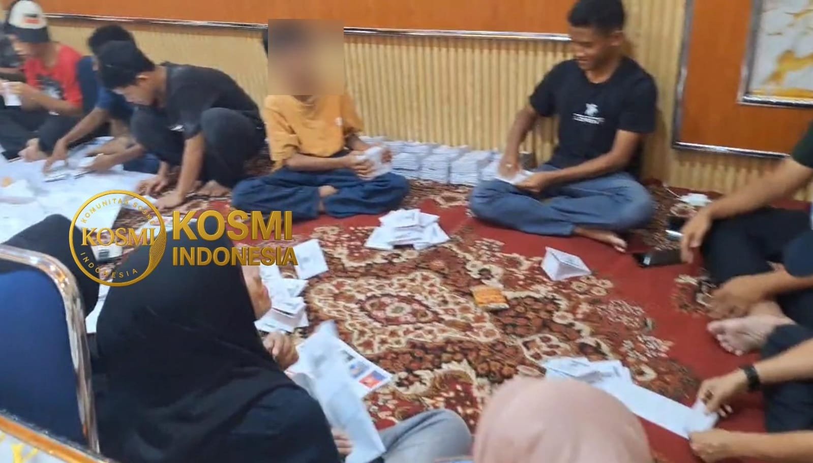 Pelajar Diduga Dilibatkan Lipat Surat Suara Pilkades Karangasih,